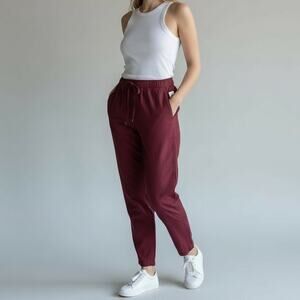 GAP Easy Pant NWT Women's Sz XXL Red Delicious Loungewear Casual Athleisure2